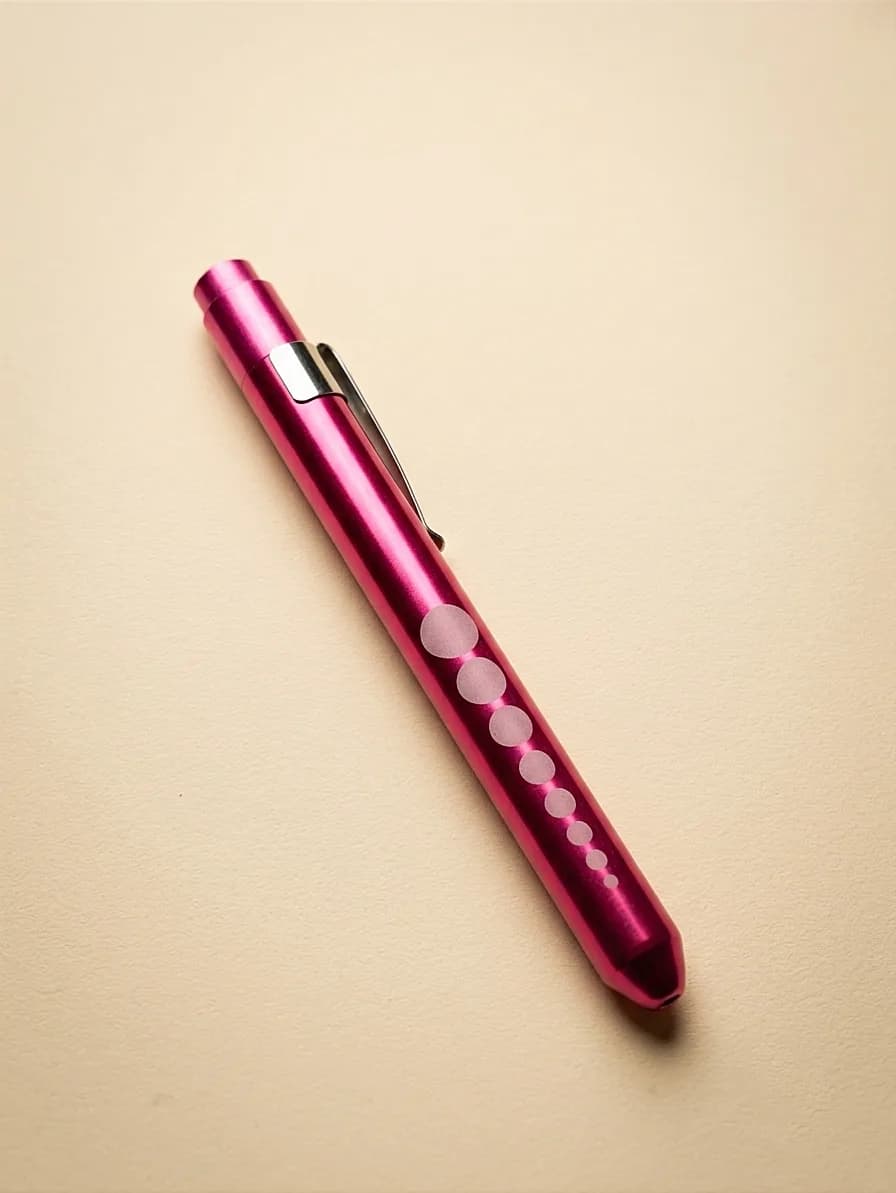 Linterna Pupilar Rosada