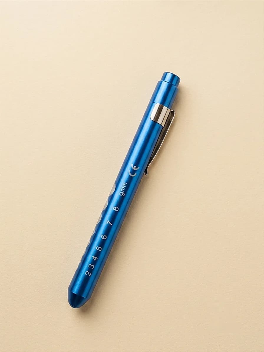Linterna Pupilar Azul